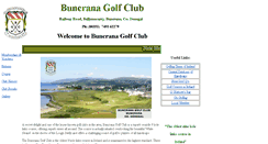 Desktop Screenshot of buncranagolfclub.com